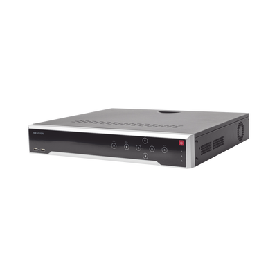 NVR 8 Megapixel (4K) / 16 canales IP /16 Puertos PoE+ / Soporta Cámaras con AcuSense / 4 Bahías de Disco Duro / Switch PoE 300 mts / HDMI en 4K - Kompletum