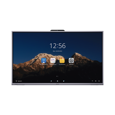 Pantalla Interactiva Touch de 65" Android 11 / Cámara Web 8 MP / Resolución 4K / Bocinas Integradas / Entradas HDMI y VGA / Incluye 2 Lápices para Escribir - Kompletum