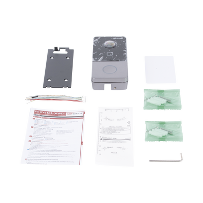 Videoportero IP 2 MP / PoE Estandar / IP65  / Apertura desde Hik-connect / Soporta 1 Departamento y Hasta 6 Monitores / Soporta Tarjetas Mifare / 1 Salida Relay - Kompletum