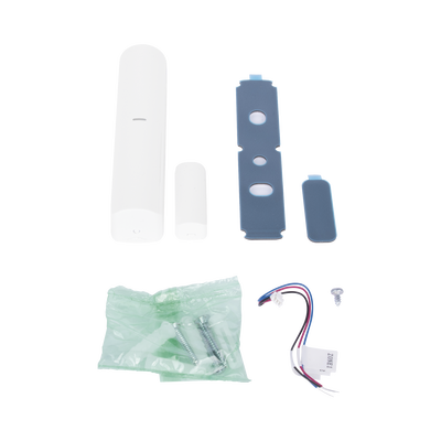 (AX PRO) Detector de Impacto + Magnético Inalámbrico / 3 en 1 / Soporta 2 Zonas Cableadas - Kompletum