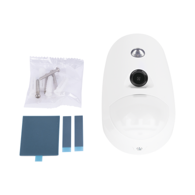 (AX PRO) CÁMARA Inalámbrica + PIR / 6 Años de Batería / Inmunidad a Mascotas / Rango de Detección de 12 mts / Angulo de 85.9° de Cobertura / Uso Interior - Kompletum