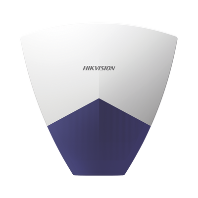 (AX HUB) Sirena Inalámbrica con Estrobo Azul para Exterior / 110 dB - Kompletum