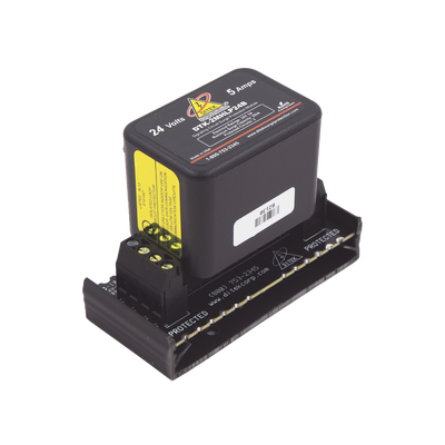 Protector Contra Sobretensiones para Circuitos de Datos y Señalización con Base, Panel de Incendio, Panel de Alarma, Audio, Iluminación de Bajo Voltaje - Kompletum