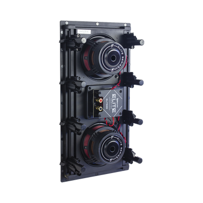 BOCINA DE PARED | 2 WOOFERS DE FIBRA DE CARBONO 6.5'' | TWEETER DE TITANIO 1'' | 200W - Kompletum