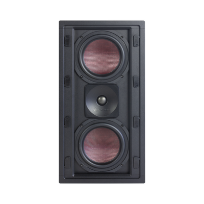 BOCINA DE PARED | 2 WOOFERS DE FIBRA DE CARBONO 6.5'' | TWEETER DE TITANIO 1'' | 200W - Kompletum