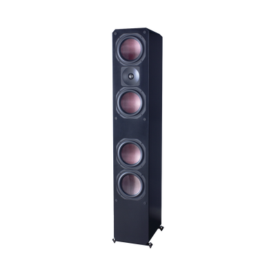 ELITE SERIES PREMIUM HOME THEATER 3 VIAS, 4 WOOFER DE FIBRA DE CARBONO 6.5", 1 TWEETER DE TITANIO, COLOR NEGRO - Kompletum