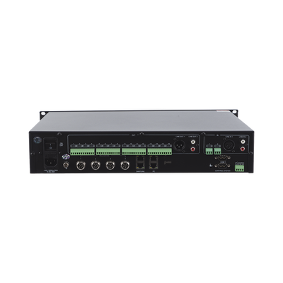 Controlador de Conferencias Digital | Audio Streaming | Hasta 4096 Micrófonos Cableados, 300 Inalámbricos | Webserver | 17 Salidas Balanceadas | - Kompletum