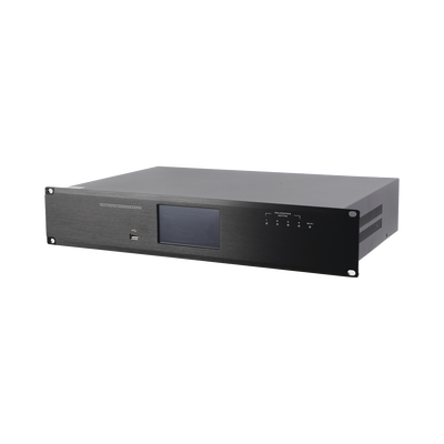 Controlador de Conferencias Digital | Audio Streaming | Hasta 4096 Micrófonos Cableados, 300 Inalámbricos | Webserver | 17 Salidas Balanceadas | - Kompletum