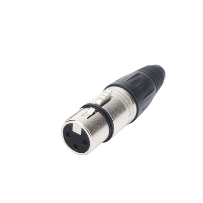 Kit Conector XLR Hembra + XLR Macho | Ideal para Conexiones de Micrófonos, Mezcladoras | Equipo de Audio Profesional - Kompletum