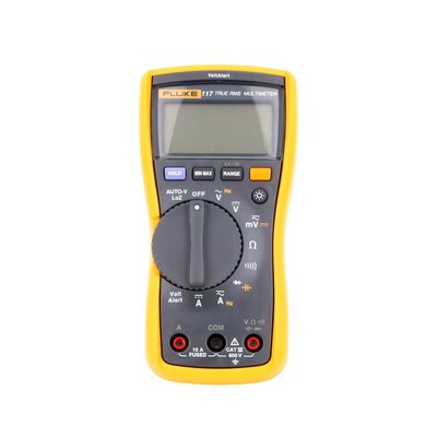 Multímetro Digital para Electricista, con Detector de Voltaje sin Contacto, Uso con Voltaje Máximo de 600 V, Pantalla LED Retroiluminada FLUKE