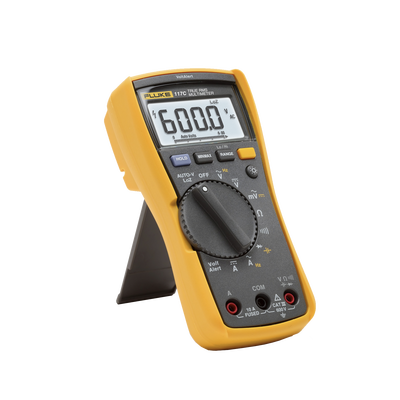 Multímetro Digital para Electricista, con Detector de Voltaje sin Contacto, Uso con Voltaje Máximo de 600 V, Pantalla LED Retroiluminada FLUKE