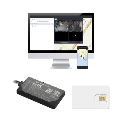 Kit Rastreador Vehicular 4G LTE CAT 1 y 2G/ Anualidad de SIM600MB1Y / Anualidad de EPCOMGPSCODE - Kompletum