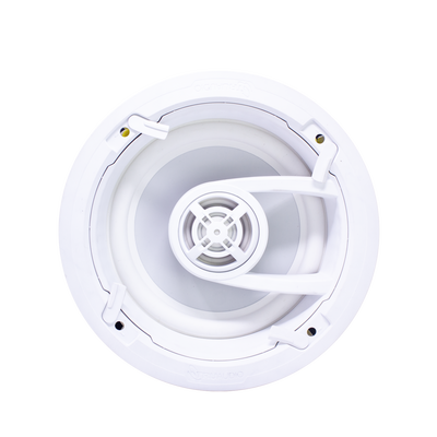 Ghost series, altavoz de 3 vías de plafón 9in, diseño trugrip  sin herramientas, woofer de polipropileno blanco, 150w 8ohms - Kompletum