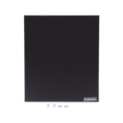 Gabinete para Fuente Línea PRO y SYSRMTXT, con preparación para instalar panel SP400 o serie runner. EPCOM INDUSTRIAL