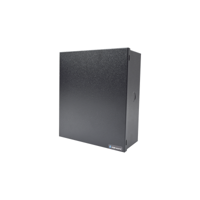Gabinete para Fuente Línea PRO y SYSRMTXT, con preparación para instalar panel SP400 o serie runner. EPCOM INDUSTRIAL