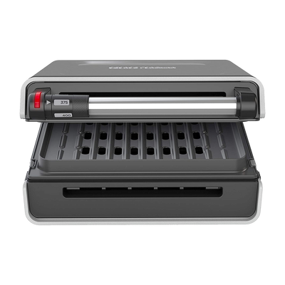 PARRILLA ELÉCTRICA DE HUMO, ACERO INOXIDABLE. - Kompletum