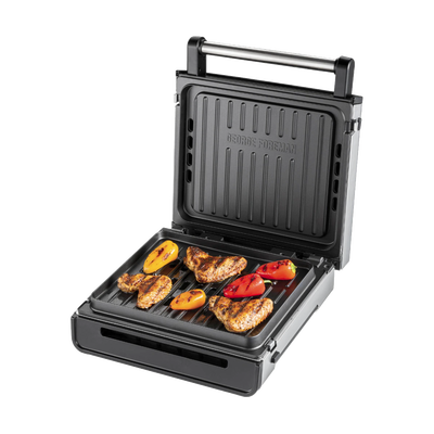 PARRILLA ELÉCTRICA DE HUMO, ACERO INOXIDABLE. - Kompletum