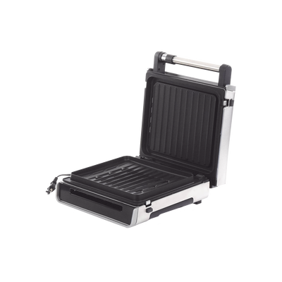 PARRILLA ELÉCTRICA DE HUMO, ACERO INOXIDABLE. - Kompletum