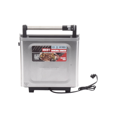 PARRILLA ELÉCTRICA DE HUMO, ACERO INOXIDABLE. - Kompletum