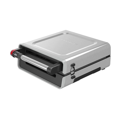 PARRILLA ELÉCTRICA DE HUMO, ACERO INOXIDABLE. - Kompletum