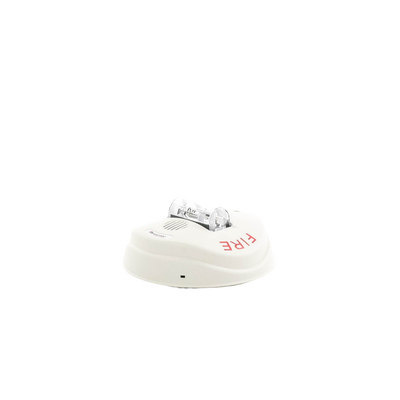 Sirena Estrobo 24 Vcd, Instalación en Techo, Multi Candela, Color Blanco (0500-06110) - Kompletum