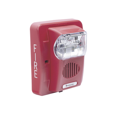 Sirena Estrobo, 12 Vcd, Multi-Candela 15 hasta 110 cd, Montaje En Pared, Color Rojo, Serie HEC3 (0500-05980) Hochiki - Kompletum
