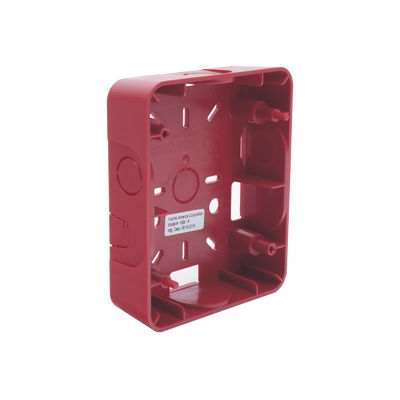 Caja Trasera Resistente a la Intemperie, Roja (para usar con la serie de estrobos HE) (0500-06360) De Hochiki - Kompletum