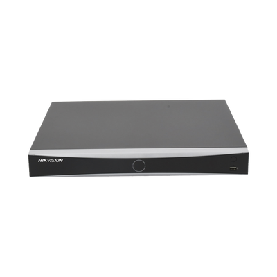 NVR 12 Megapixel (4K) / Reconocimiento Facial / 16 Canales IP / 16 Puertos PoE+ / 2 Bahías de Disco Duro / Filtro de Falsas Alarmas / Detección de Cuerpo Humano y Vehículos / Time Lapse - Kompletum