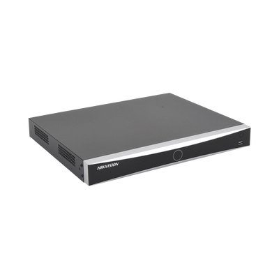 NVR 12 Megapixel (4K) / Reconocimiento Facial / 16 Canales IP / 16 Puertos PoE+ / 2 Bahías de Disco Duro / Filtro de Falsas Alarmas / Detección de Cuerpo Humano y Vehículos / Time Lapse - Kompletum