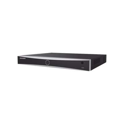 NVR 32 Megapixel (8K) / Reconocimiento Facial (Base de Datos) / 16 Canales IP / 2 Bahías de Disco Duro / 16 Puertos PoE+ / HDMI en 8K / ACUSENSE / Soporta POS / Deepin Mind / - Kompletum