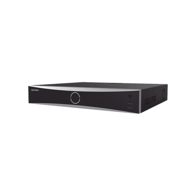 NVR 32 Megapixel (8K) / Reconocimiento Facial (Base de Datos) / 16 Canales IP / 4 Bahías de Disco Duro / 16 Puertos PoE+ / HDMI en 8K / ACUSENSE / Soporta POS / AcuSearch - Kompletum