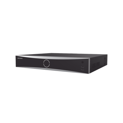 NVR 32 Megapixel (8K) / Reconocimiento Facial (Base de Datos) / 16 Canales IP / 4 Bahías de Disco Duro / HDMI en 8K / ACUSENSE / Soporta POS / AcuSearch - Kompletum