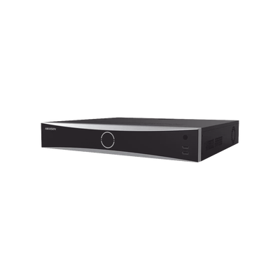 NVR 32 Megapixel (8K) / Reconocimiento Facial (Base de Datos) / 32 Canales IP / 4 Bahías de Disco Duro / 16 Puertos PoE+ / HDMI en 8K / ACUSENSE / Soporta POS / AcuSearch - Kompletum