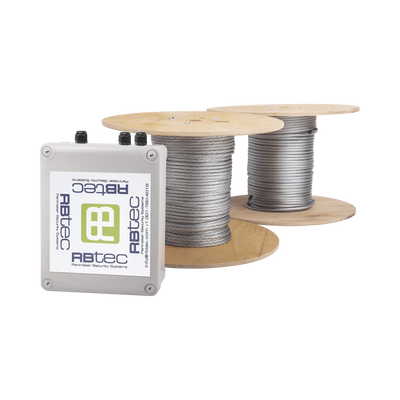 Kit de Cable Sensor Perimetral Para Cercas Ciclonicas IRONCLAD/ 305 METROS / 2 ZONAS; 152 METROS POR ZONA / Sin Falsas Alarmas por Viento / TODO Incluido - Kompletum