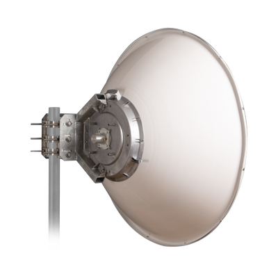 Antena Direccional de Alto Rendimiento / 35.5 ± 1 dBi  / 4 ft / 5.9-7.125 GHz / Conectores RP-SMA / Alto Aislamiento al Ruido / Fácil Montaje y herraje de acero inoxidable /  Radomo Incluido - Kompletum