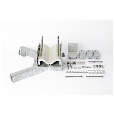 Antena Direccional de Alto Rendimiento / 35.5 ± 1 dBi  / 4 ft / 5.9-7.125 GHz / Conectores RP-SMA / Alto Aislamiento al Ruido / Fácil Montaje y herraje de acero inoxidable /  Radomo Incluido - Kompletum