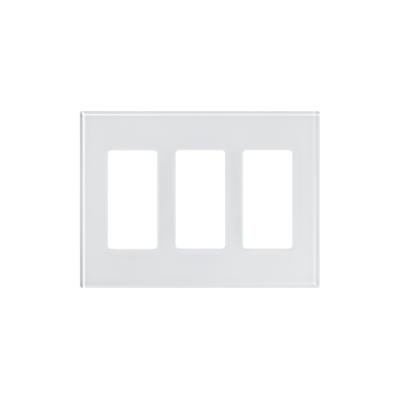 Tapa de cristal para apagador o atenuador, 3 espacio. - Kompletum