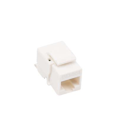Módulo Jack Keystone Cat5e sin herramienta (toolless) para faceplate - Color Blanco - Kompletum