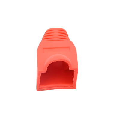 Bota Plástica para protección de Plug RJ45, Color Rojo - Kompletum