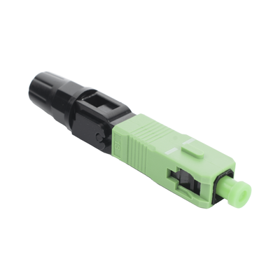Conector de  Fibra Óptica Pre-pulido Re-terminable Monomodo SC/APC 900um, 2.0 mm, 3.0 mm (Paquete 10 Piezas) - Kompletum