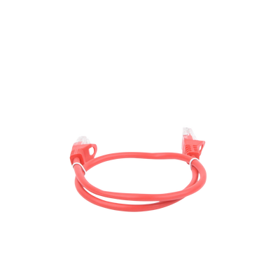 Cable de parcheo UTP Cat5e - 0.5 m - rojo - Kompletum
