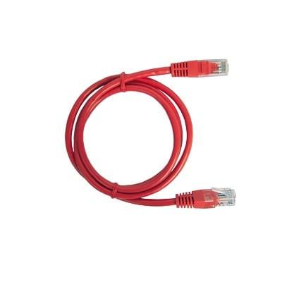 Cable de Parcheo UTP Cat5e - 3.0m. - Rojo - Kompletum