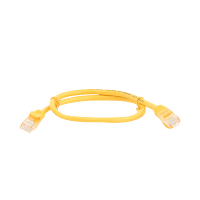 Cable de parcheo UTP Cat5e - 0.5 m - amarillo - Kompletum