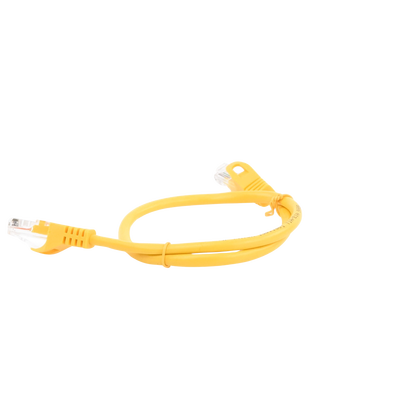 Cable de parcheo UTP Cat5e - 0.5 m - amarillo - Kompletum