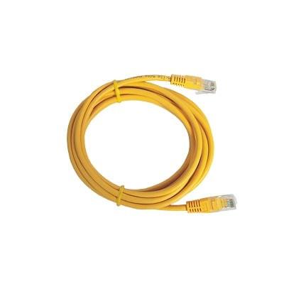 Cable de parcheo UTP Cat5e - 0.5 m - amarillo - Kompletum