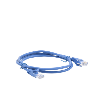 Cable de parcheo UTP Cat5e - 1 m - azul - Kompletum