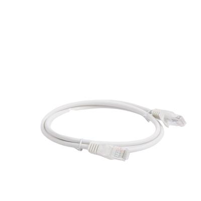 Cable de parcheo UTP Cat5e - 1 m - blanco - Kompletum
