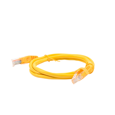 Cable de parcheo UTP Cat5e - 1 m - amarillo - Kompletum