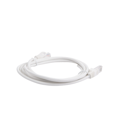 Cable de parcheo UTP Cat5e - 2m. - Blanco - Kompletum