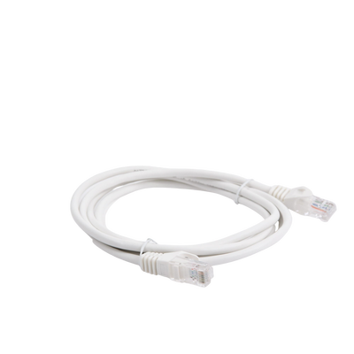 Cable de parcheo UTP Cat5e - 2m. - Blanco - Kompletum